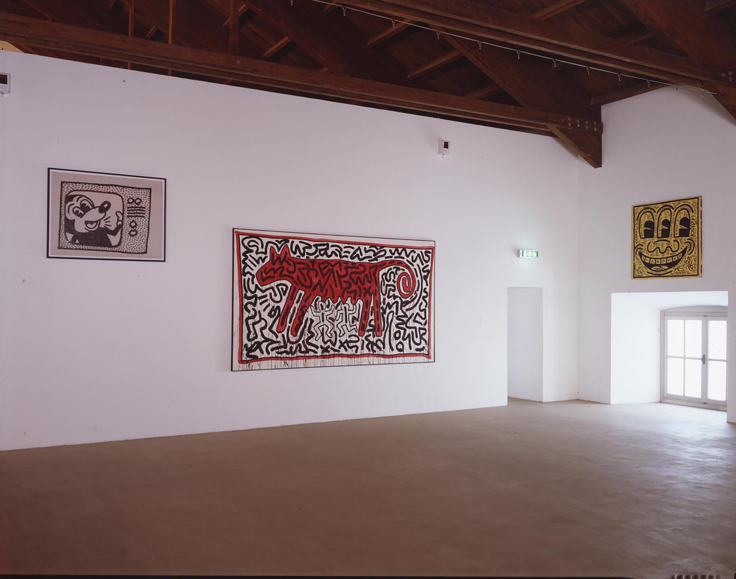Keith Haring, Senza titolo, 1981; Senza titolo, 1982; Senza titolo, 1981